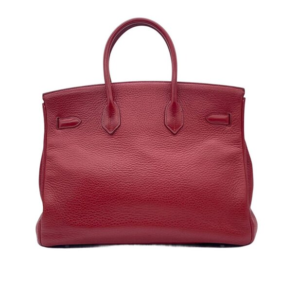 Hermes Birkin Togo 35 Red/Silver - Picture 3 of 10